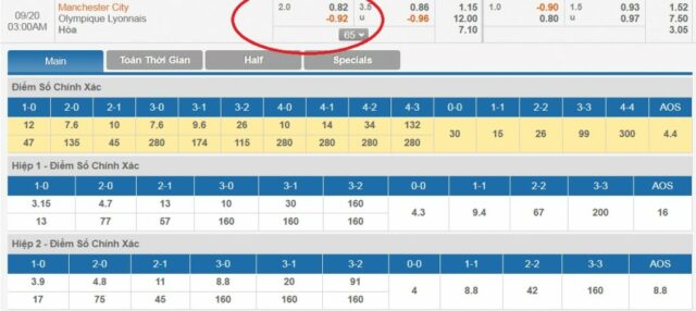 keo cuoc 2 hoa 2 Ví dụ 3